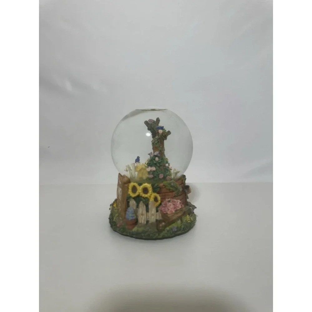 Musical Water Globe Featuring Two Puppies